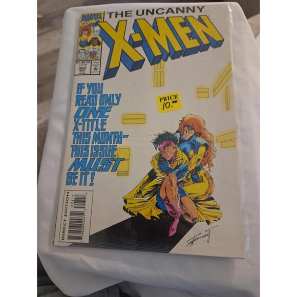 Uncanny X-Men #303 ~Marvel ~Death of Illyana, with card insert, Nice Grade - Picture 1 of 4